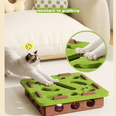 Kitty Puzzle Maze: Stimulating, Durable & Treat-Dispensing – Keep Your Feline Friend Entertained for Hours!
