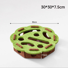 Kitty Puzzle Maze: Stimulating, Durable & Treat-Dispensing – Keep Your Feline Friend Entertained for Hours!