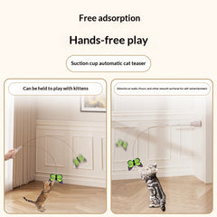Suction Cup Electric Cat Wand: Hands-Free Fun for Bored Kitties!