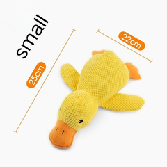 Plush Yellow Duck Dog Toy: Soft, Safe, & Cutely Durable – Let Your Fur Baby Snuggle & Play for Hours!