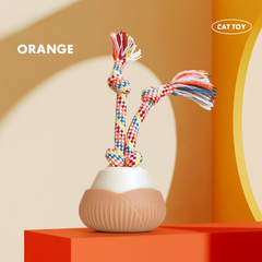 Rotating Cat Ball: Interactive, Durable & Quiet – Keep Your Feline Entertained While You’re Away!