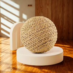 Sisal Ball for Pets: Durable, Non-Toxic & Cat-Dog Approved – Keep Your Fur Baby Entertained for Hours!