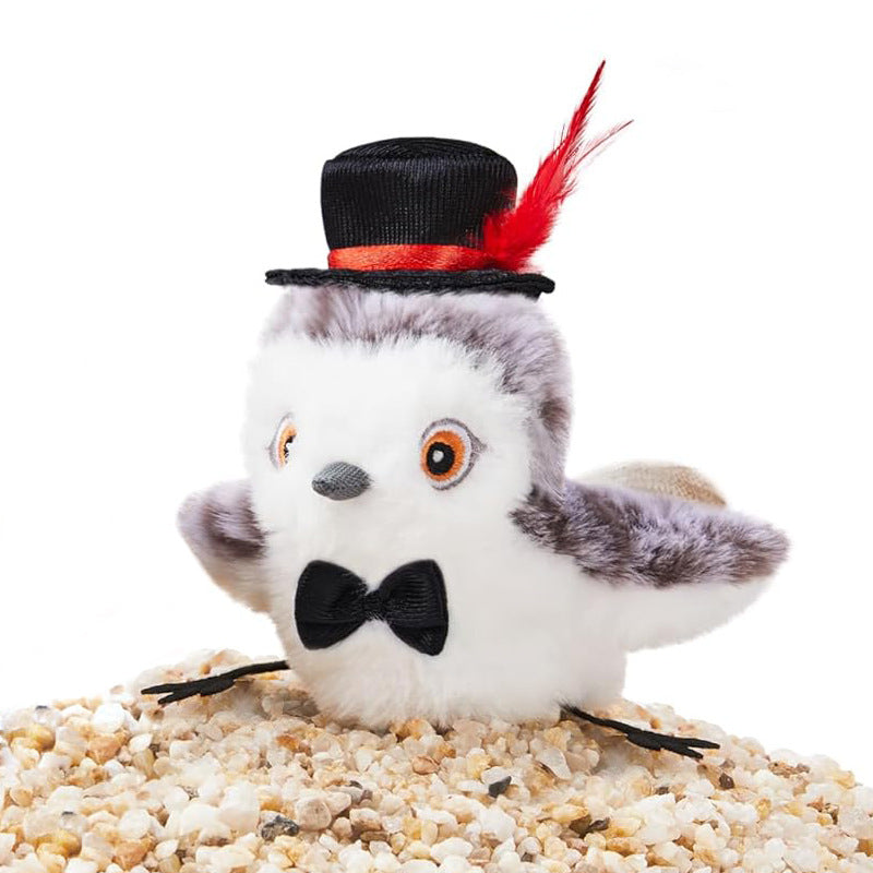 Electric Realistic Bird Toy - Interactive & Motion-Activated for Cats!