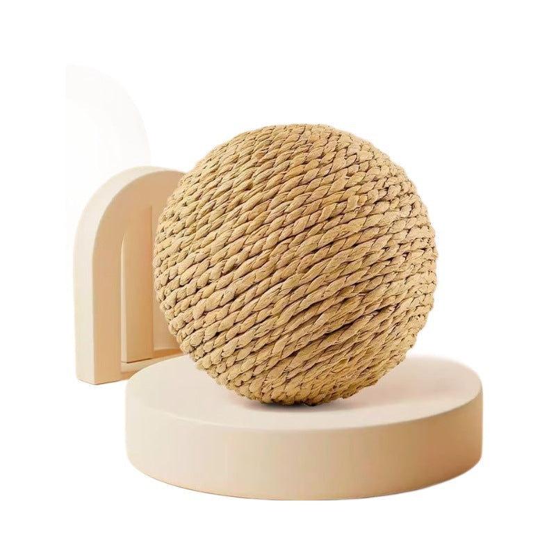 Sisal Ball for Pets: Durable, Non-Toxic & Cat-Dog Approved – Keep Your Fur Baby Entertained for Hours!