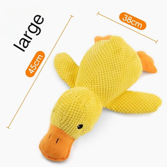 Plush Yellow Duck Dog Toy: Soft, Safe, & Cutely Durable – Let Your Fur Baby Snuggle & Play for Hours!